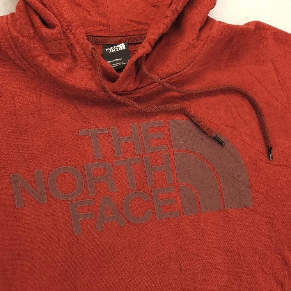 The North Face Casual Long Sleeve Pullover Hoodie Mens Size Extra Large XL Red